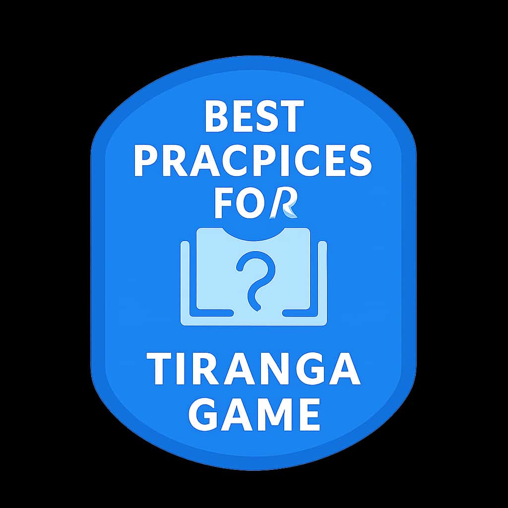 An icon depicting the concept of best practices for Tiranga Game.