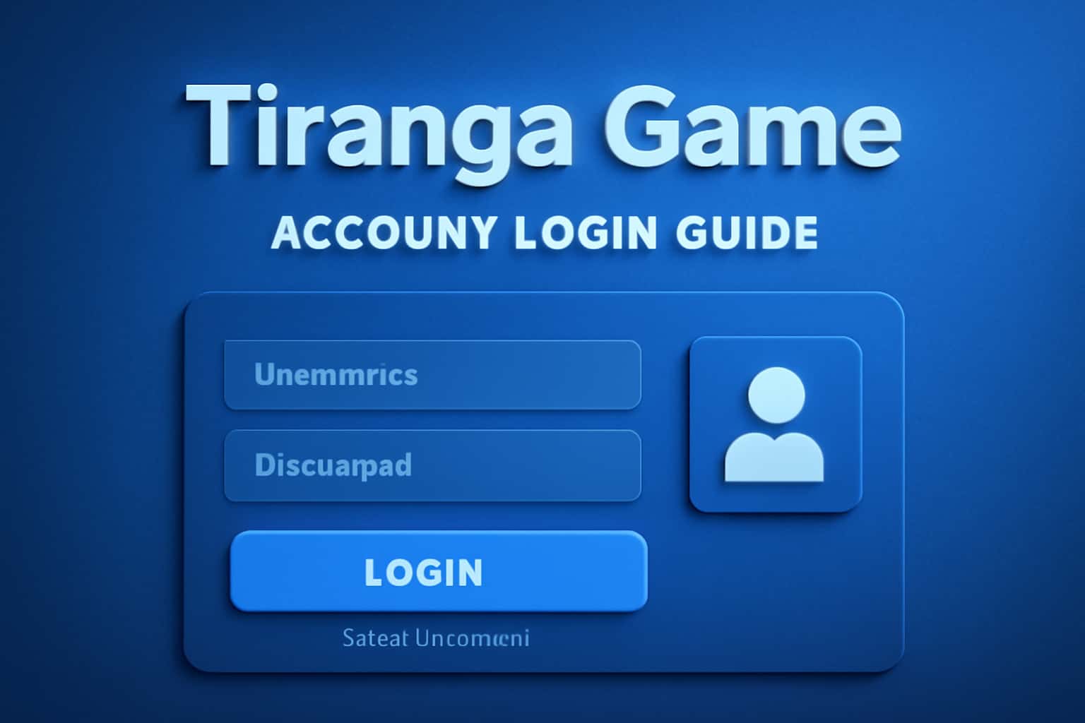 A futuristic scene depicting the Tiranga Game Account Login Guide.