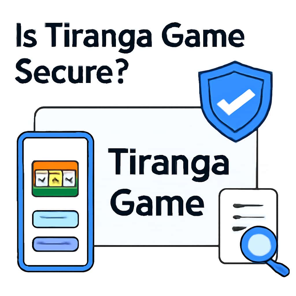 An educational diagram illustrating the security measures of Tiranga Game.