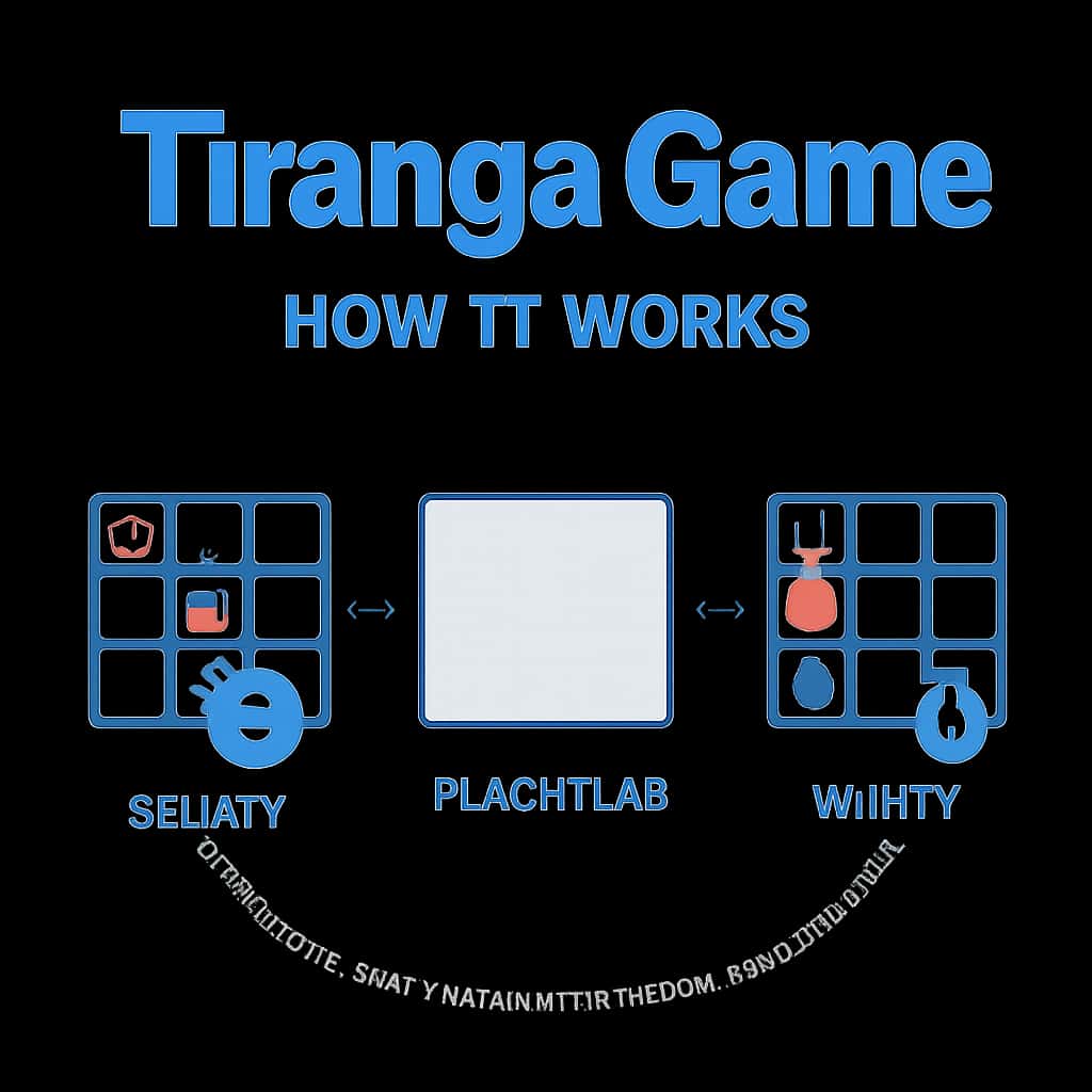 An illustration detailing the process of participating in the Tiranga Game.