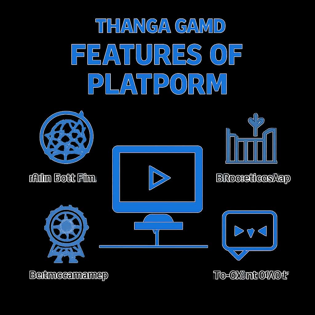 An educational diagram illustrating features of the Tiranga Game Platform with the text 'Tiranga Game'.