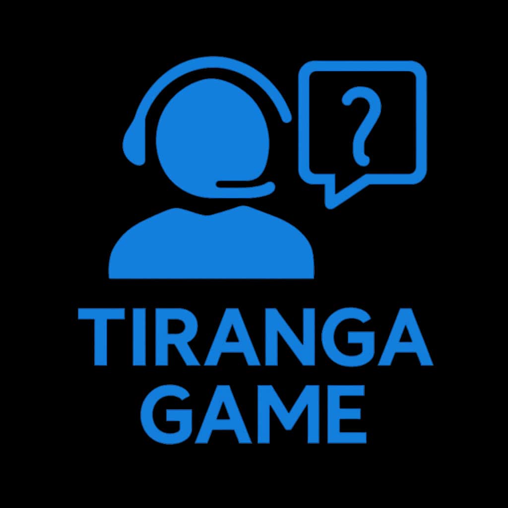 An icon illustrating support for navigating the Tiranga Game Portal.