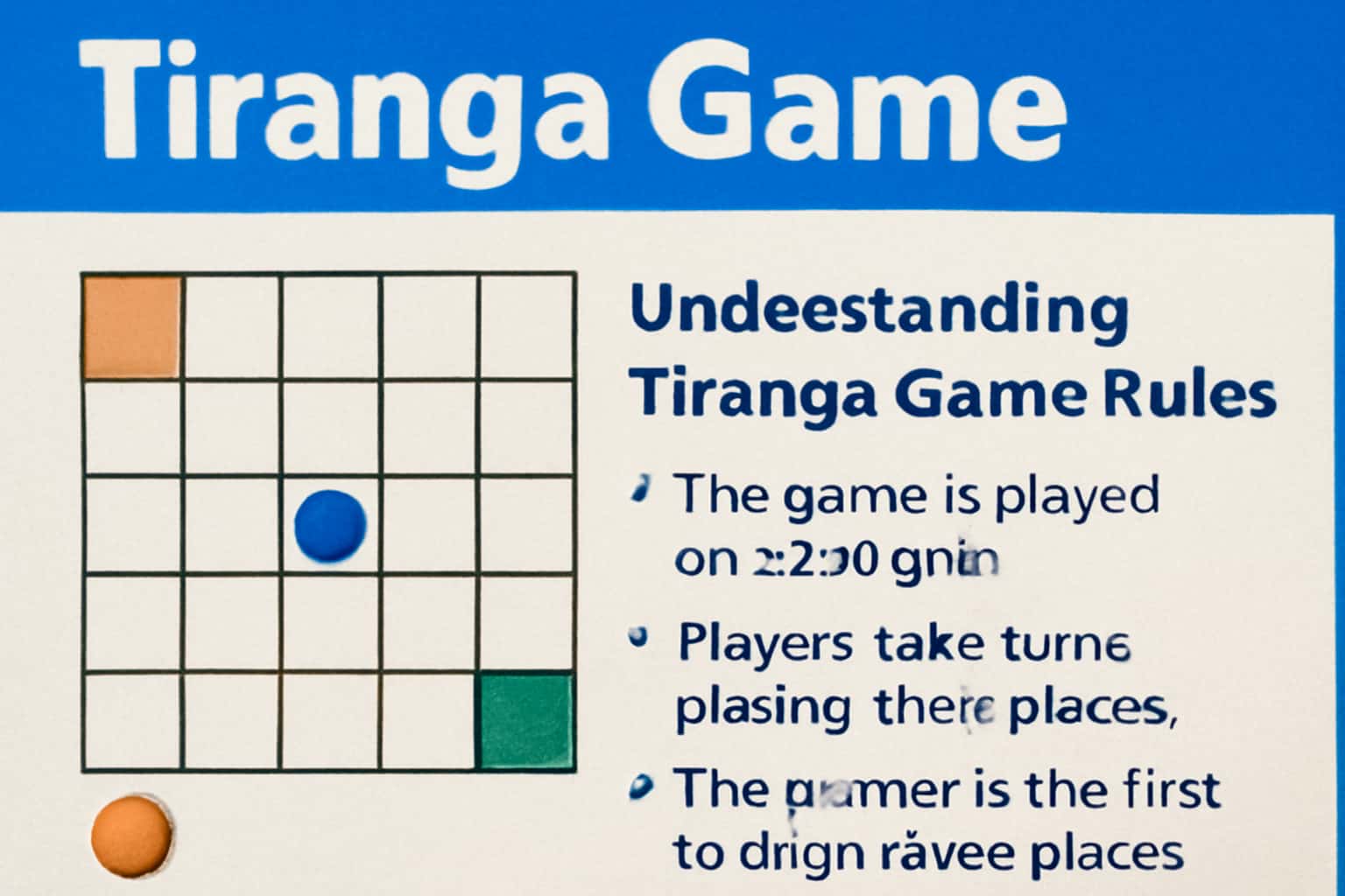 An informative representation of Tiranga Game Rules with a focus on clarity and engagement.
